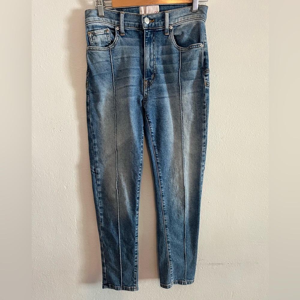 REVICE Eclipse Venus Star Bottom Slim Leg High Rise Blue Jeans Women's Size 27